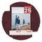 Dark Red Suede Mat Board for 28x40 Frames - Fits 24x36 Photos